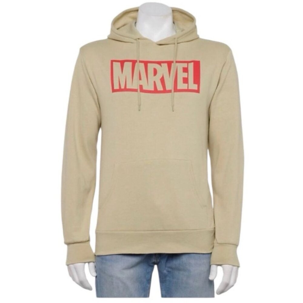 Marvel Pullover Hoodie Red Sand Light/Medium Weight Mens New in Package